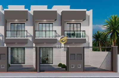 Sobrado com 2 dormitórios à venda, 72 m² por r$ 380.000,00 - loteamento br felice - tijucas/sc