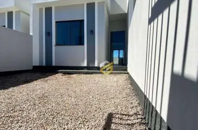 Casa com 2 dormitórios à venda, 55 m² por r$ 260.000,00 - nova descoberta - tijucas/sc