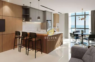 Apartamento com 1 dormitório à venda, 37 m² por r$ 600.000,00 - perequê - porto belo/sc