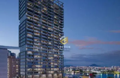 Studio com 1 dormitório à venda, 42 m² por r$ 613.914, perfeito para investimento e renda passiva - centro - itajaí/sc