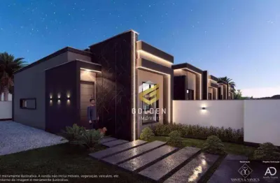 Casa com 2 dormitórios à venda, 58 m² por r$ 469.900,00 - dom geraldo - tijucas/sc