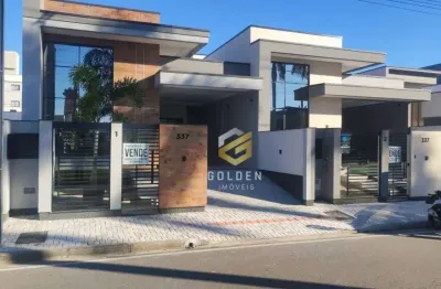 Casa com 3 dormitórios à venda, 124 m² por r$ 992.000,00 - loteamento bosque da mata - tijucas/sc