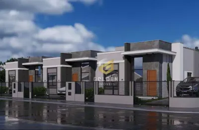 Casa com 2 dormitórios à venda, 55 m² por r$ 428.000,00 - mata atlântica - tijucas/sc