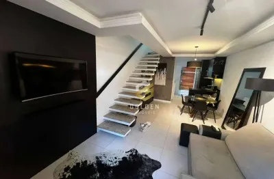 Sobrado com 2 suítes mobiliado à venda, 80 m² por r$ 650.000 - tabuleiro - camboriú/sc