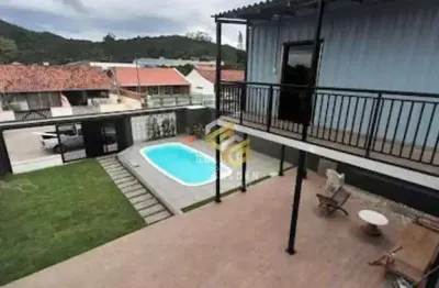 Temporada bombinhas - casa com piscina, 4 suítes - praia de zimbros - bombinhas/sc