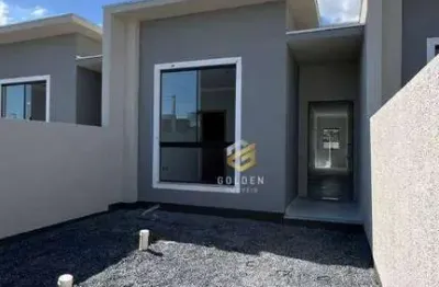 Casa com 2 dormitórios à venda, 58 m² por r$ 370.000,00 - universitário - tijucas/sc