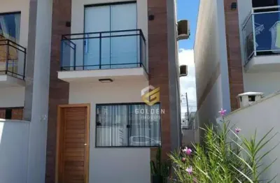 Sobrado com 2 dormitórios à venda, 72 m² por r$ 550.000,00 - loteamento br felice - tijucas/sc