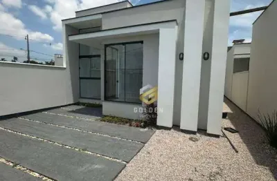 Casa com 2 dormitórios à venda, 73 m² por r$ 595.000,00 - loteamento br felice - tijucas/sc