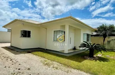 Casa com 3 dormitórios em terreno com 360 m² por r$ 849.000 - mata atlântica - tijucas/sc