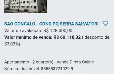 Apartamento com 2 quartos à venda na Estrada São Pedro, 900, Vista Alegre, São Gonçalo