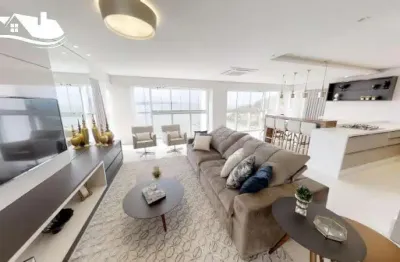 Apartamento frente mar mobiliado, equipado e decorado alto padrão no centro de balneário camboriú
