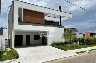 Casa em condomínio fechado com 4 suítes à venda, areias, camboriu - sc