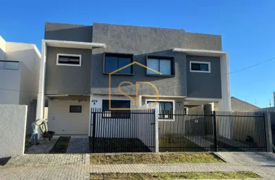 Sobrado novo - ultima unidade com 3 quartos 1 suíte, à venda em são josé dos pinhais, cruzeiro