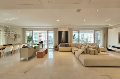Apartamento com 4 quartos à venda na avenida açocê, 562, indianópolis, são paulo por r$ 10.800.000