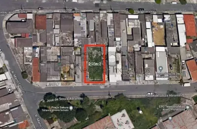 Terreno à venda na josé de souza abrantes, jardim álamo, guarulhos por r$ 269.000