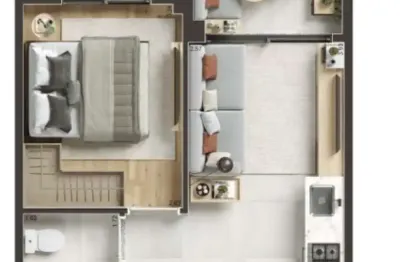 Apartamento com 1 quarto à venda na rua brigadeiro tobias, 322, centro, são paulo por r$ 265.000