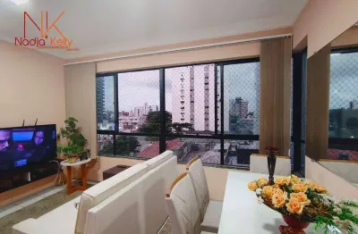 Apartamento de 55m² com 2 quartos a 450m. pra praia a venda por r$ 450.000 - tambaú - joão pessoa/pb