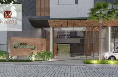 Oportunidade! sala comercial de 30m² no maior empresarial de saúde da zona sul! a venda no bancários - joão pessoa -pb.