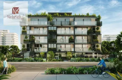 Apartamento beira mar com 2 dormitórios à venda, 66 m² por r$ 895.756 - intermares - cabedelo/pb