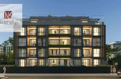 Apartamento beira mar com 3 dormitórios à venda, 74 m² por r$ 933.000 - intermares - cabedelo/pb