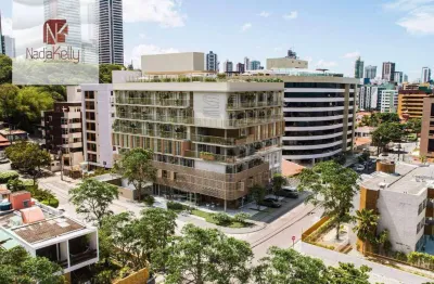 Flat com 1 dormitório à venda, 59 m² por r$ 759.900,00 - cabo branco - joão pessoa/pb