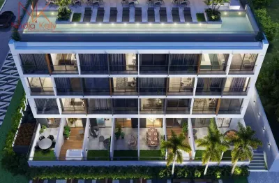 Studio beira mar com 1 dormitório à venda, 24 m² por r$ 324.465 - intermares - cabedelo/pb