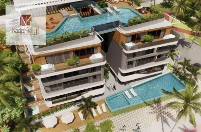 Apartamento com 1 dormitório à venda, 21 m² por r$ 460.000,00 - intermares - cabedelo/pb