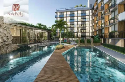 Repasse de flat com 17,90m2 a 150 metros da praia a venda por r$ 380.000 - cabo branco - joão pessoa/pb