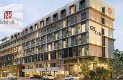 Studio com 1 dormitório à venda, 20 m² por r$ 447.886,00 - jardim oceania - joão pessoa/pb