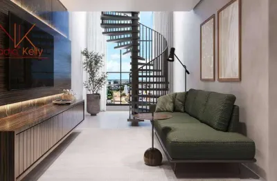 Apartamento duplex de 121m² com 3 quartos, a 3mnts. do mar a venda por r$ 718.569 - loteamento bela vista - cabedelo/pb