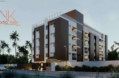Apartamento térreo de 78m² com 3 quartos a venda por r$ 591.621 - praia formosa - cabedelo/pb