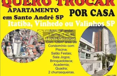 Apartamento para venda em santo andré, parque das nações, 3 dormitórios, 1 suíte, 2 banheiros, 3 vagas