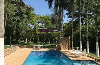 Chácara alto padrão venda valinhos sp, dois córregos com 11.197,20m² terreno e 1.148,34m² constr, estuda permutas sp