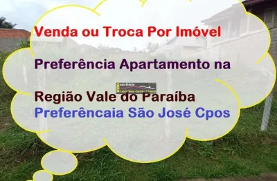 Terreno em valinhos sp, 750m² de área - venda ou troca por imóvel região vale do paraíba