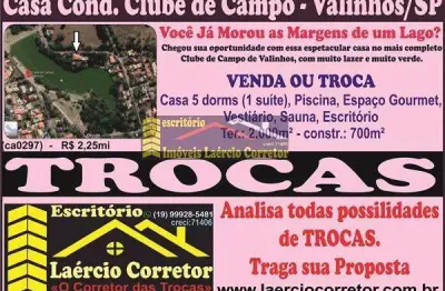 Casa em condomínio para venda em valinhos, jardim são bento do recreio, 5 dormitórios, 1 suíte, 7 banheiros, 2 vagas
