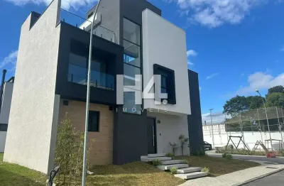 Casa em condomínio fechado com 3 quartos à venda na rua fernando de noronha, santa cândida, curitiba, 243 m2 por r$ 1.399.000