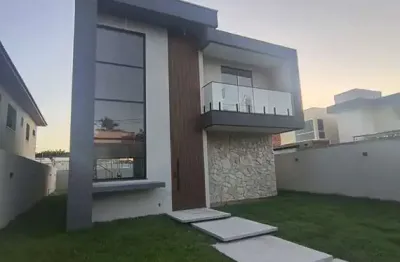 Casa em condomínio fechado com 4 quartos à venda na Rua Sucupió, 120, Abrantes, Camaçari