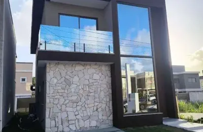 Casa em condomínio fechado com 4 quartos à venda na Rua Sucupió, 15, Abrantes, Camaçari