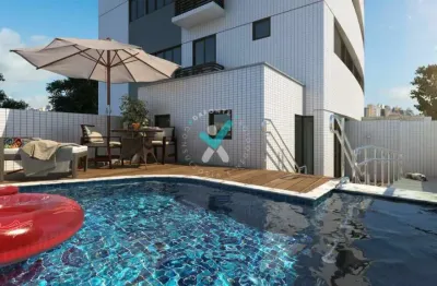 Flat com 1 quarto à venda na rua cardeal arcoverde, 274, graças, recife, 33 m2 por r$ 350.000