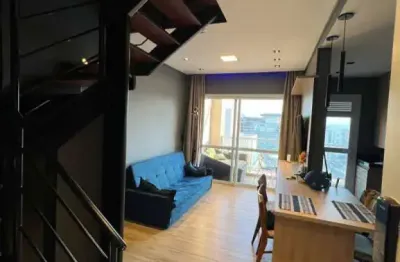 Um dormitório duplex mobiliado com lazer completo. prédio re