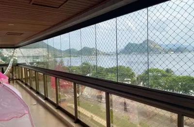 Apartamento para venda em niterói, charitas, 4 dormitórios, 4 suítes, 6 banheiros, 3 vagas