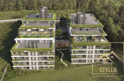 Excelente apartamento de 2 dormitórios (1 suíte) com 76,17m² - cacupé sc