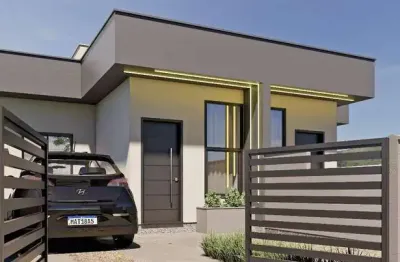 Casa com 2 dormitórios a venda, 53,62 m² por r$ 379.000,00 - forquilhas