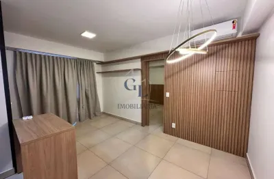 Aluga apogeu 01 dorm, 42 m2 completo planejados, frente presidente vargas em ribeirao preto.