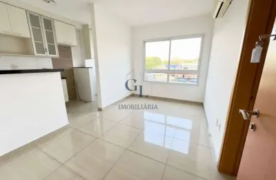 Apto para locacao com 37 m2, planejados, cozinha americana condominio smart house ribeirao preto