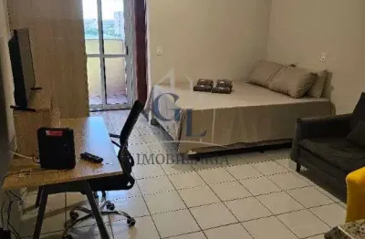 Kitnet para locação com 32 m² completo em mobilia - nova ribeirânia , edifício villaggio belluno