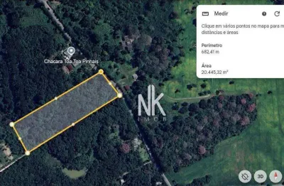 Área à venda, 20455 m² por r$ 1.500.000,00 - alphaville graciosa - pinhais/pr