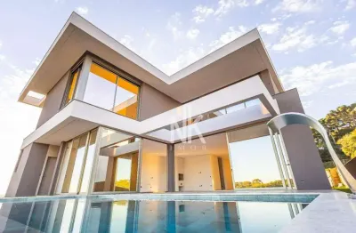 Casa com 4 dormitórios à venda, 767 m² por r$ 8.950.000,00 - alphaville graciosa - pinhais/pr
