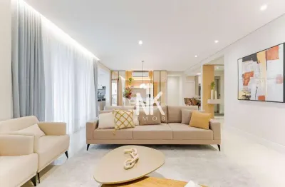 Apartamento inteiro mobiliado com 3 dormitórios à venda, 201 m² por r$ 3.500.000 - alto da glória - curitiba/pr