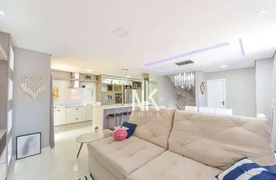 Sobrado com 3 dormitórios à venda, 144 m² por r$ 929.000,00 - xaxim - curitiba/pr